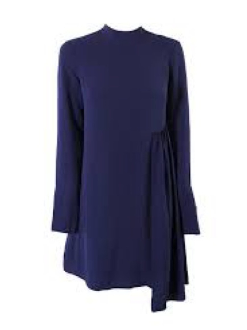 Rachel Roy Navy High-Neck Long Sleeve Dress size 6